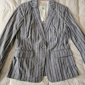 Striped Blue Blazer